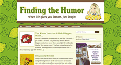 Desktop Screenshot of findingthehumor.com